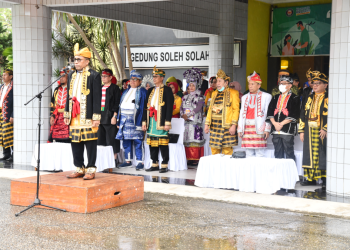 UHO Peringati HUT Ke-78 Kemerdekaan RI, Rektor Sampaikan Pesan Mendikbud Dalam Amanatnya