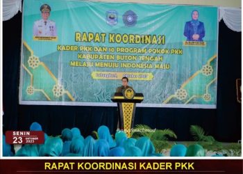 Dihadiri Pj Bupati, Rakor PKK Buton Tengah, Bahas Motivasi dan Evaluasi Program Serta Percepatan Penurunan Stunting di Buteng