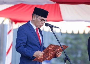 Peringati Hari Kesaktian Pancasila 2023, Ketua DPRD Sultra Bacakan Ikrar dalam Upacara