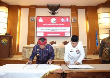 Pj Bupati Buteng Sampaikan Evaluasi Triwulan III di Kemendagri