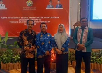 Penyelarasan Target Pembangunan Daerah, Pemda Butur Hadiri Rakortekrenbang Tingkat Provinsi Sultra