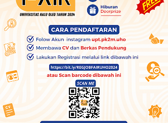 UPT PK2M UHO Gelar Job Fair UHO 2024, Penghubung Alumni dan Dunia Kerja
