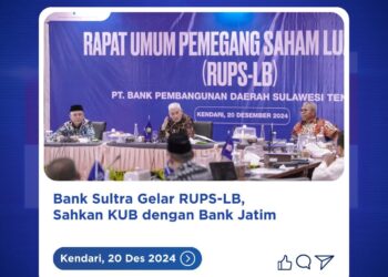 Bank Sultra dan Bank Jatim Tandatangani SHA, Sekda Sultra: Momentum Bersejarah yang Dimulai Bagi Bank Sultra