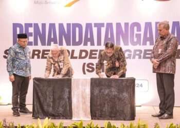 Bank Sultra dan Bank Jatim Tandatangani SHA, Sekda Sultra: Momentum Bersejarah yang Dimulai Bagi Bank Sultra