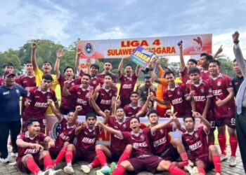 Taklukkan PS Wonua Bombana di Final, Tim UHO MZF Melaju Liga 4 Nasional