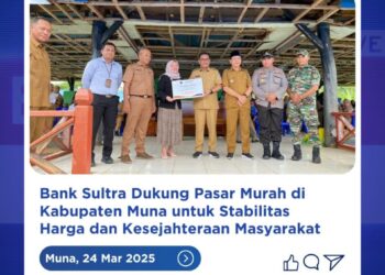 Bank Sultra Dukung Pasar Murah di Kabupaten Muna untuk Stabilitas Harga dan Kesejahteraan Masyarakat