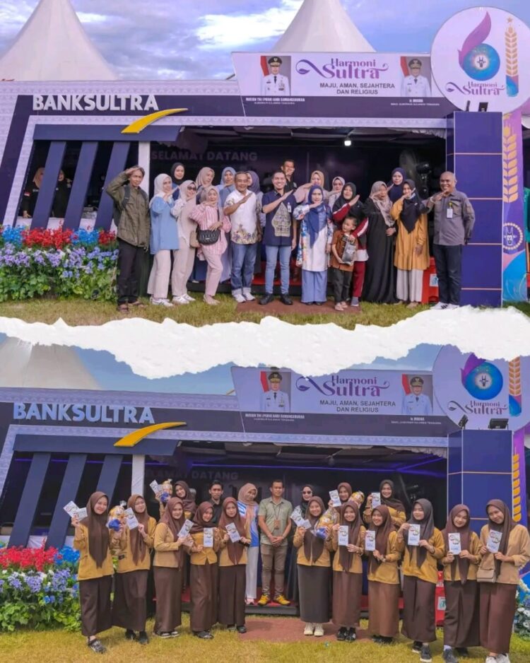 Bank Sultra Perkuat Peran di Tengah Masyarakat, Meriahkan Festival Harmoni Sultra 2025