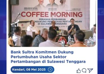Bank Sultra Komitmen Dukung Pertumbuhan Usaha Sektor Pertambangan di Sulawesi Tenggara