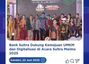 Bank Sultra Dukung Kemajuan UMKM dan Digitalisasi di Acara Sultra Maimo 2025
