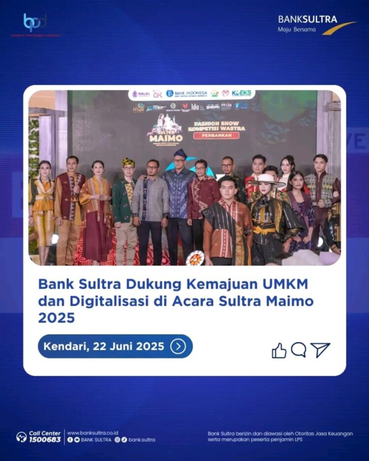 Bank Sultra Dukung Kemajuan UMKM dan Digitalisasi di Acara Sultra Maimo 2025