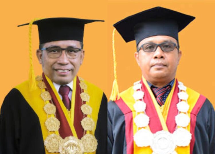 Prof. Zamrun Sampaikan Pesan Inspiratif kepada Prof. Armid: Selamat Bertugas Rektor Baru UHO