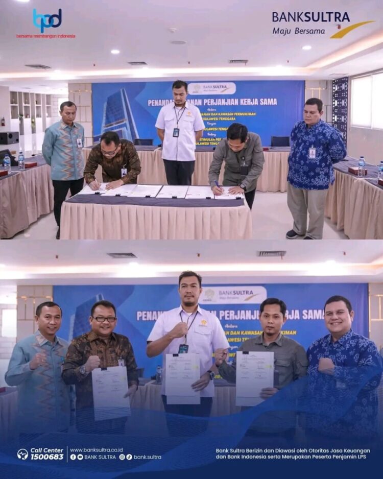 Bank Sultra Resmi Jadi Penyalur BSPS 2025 di Sultra: Wujudkan Hunian Layak Bagi 1.129 Keluarga
