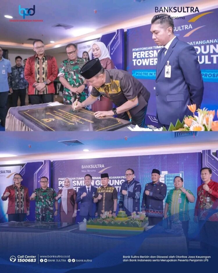 Bank Sultra Hadir dengan Gedung Tower Baru, Siap Tumbuh Bersama Masyarakat Sulawesi Tenggara