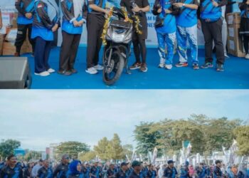 Memeriahkan HUT KORPRI ke-54, Bank Sultra Persembahkan Hadiah Utama Satu Unit Sepeda Motor