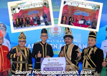 Sinergi Membangun Daerah, Bank Sultra Salurkan CSR di HUT Bombana dan Wakatobi