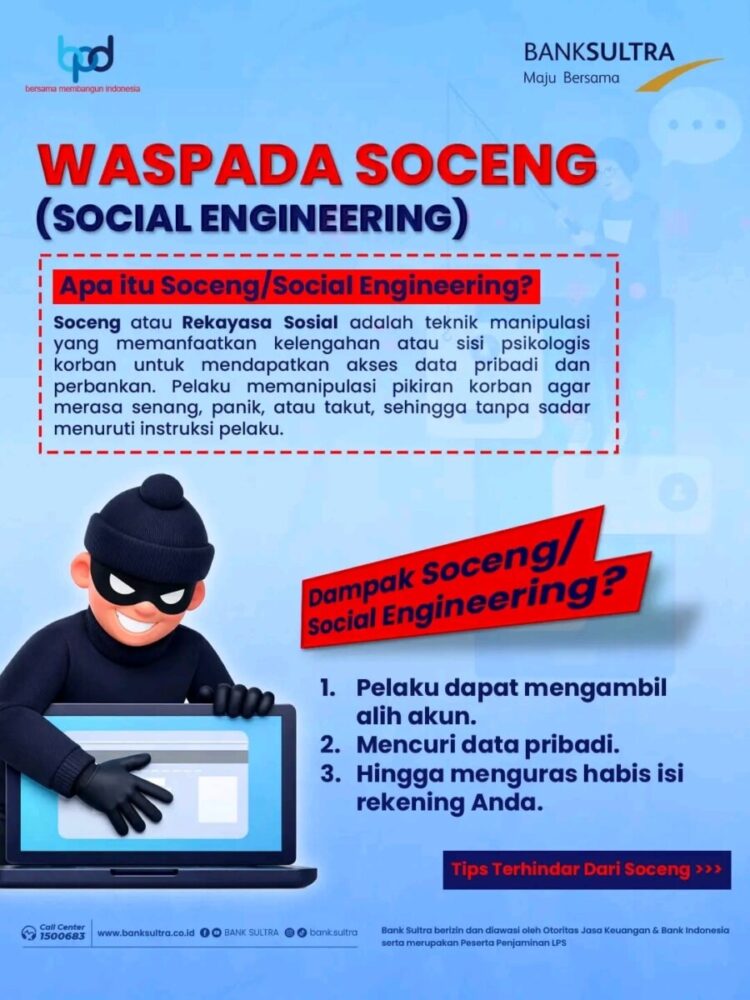 Hati-Hati! Saldo Ludes dalam Sekejap, Kenali 4 Modus “Soceng” yang Mengincar Rekening Anda