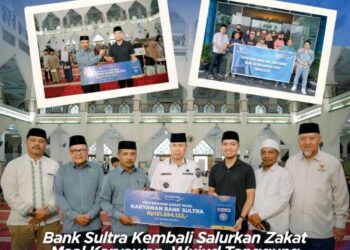 Bank Sultra Kembali Salurkan Zakat Maal Karyawan, Wujud Tanggung Jawab Sosial di Bulan Ramadan