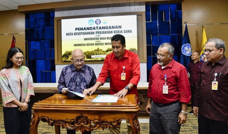 UHO–IOJI Teken MoU, Dorong Transformasi Hukum Menuju Kerangka Ekologis