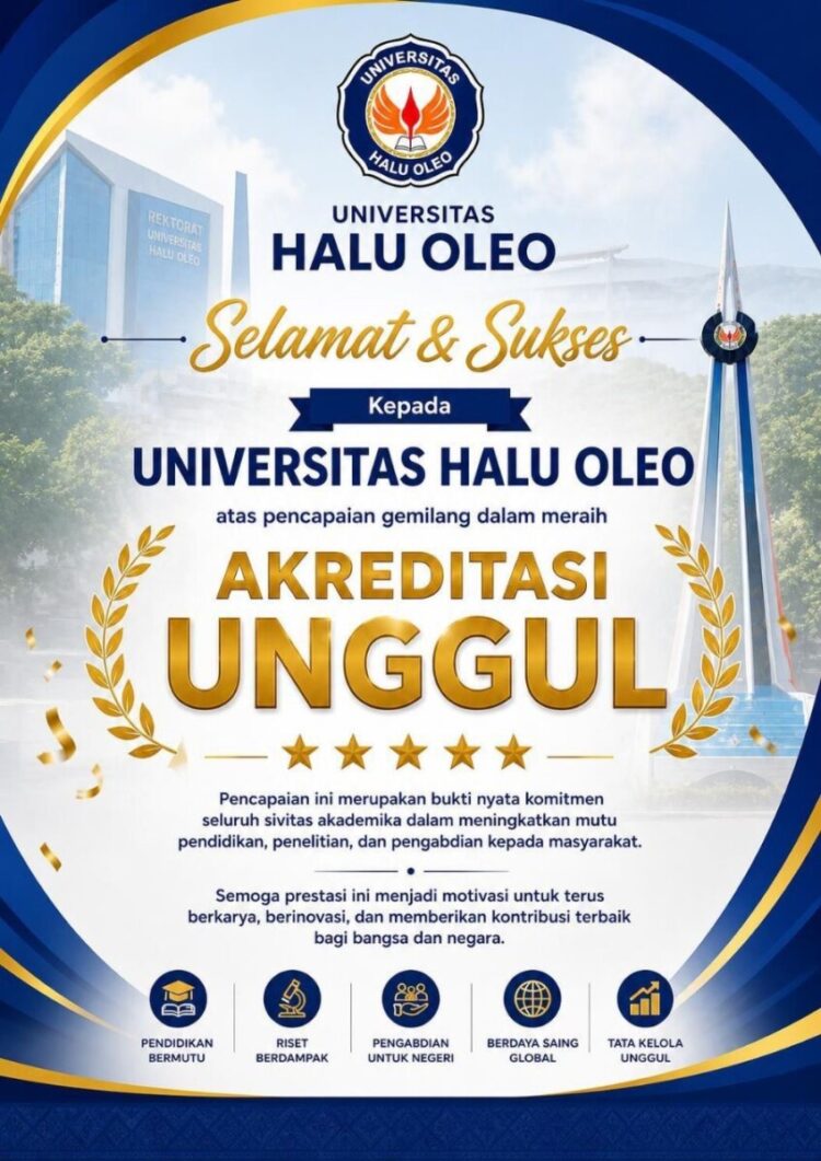 UHO Raih Akreditasi Unggul BAN-PT