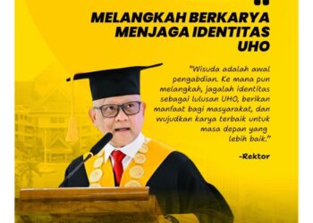 UHO Lepas 752 Lulusan Baru, Plt Rektor: Dunia Nyata Keras, IPK Tinggi Aja Gak Cukup!