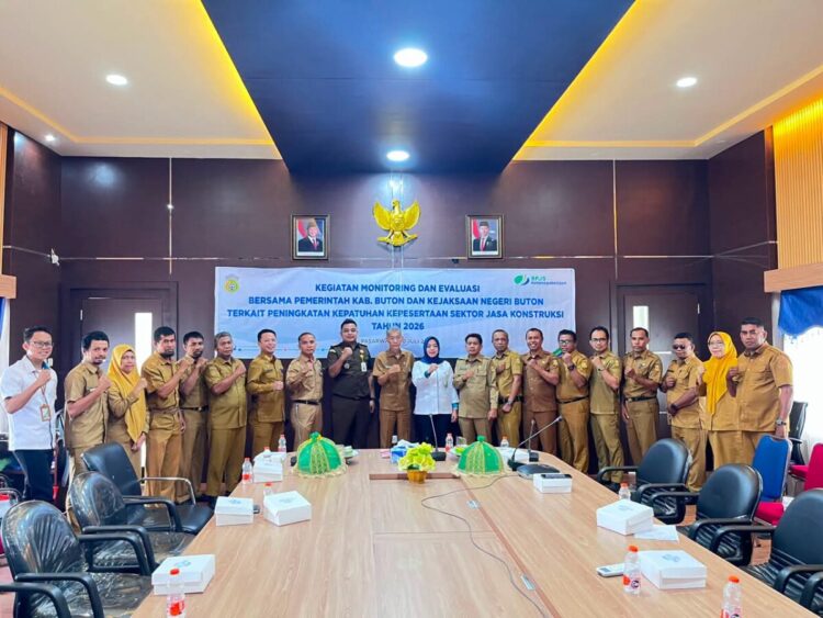 Pemkab Buton, BPJS Ketenagakerjaan dan Kejaksaan Negeri Perkuat Sinergi Tingkatkan Kepatuhan Kepesertaan Sektor Jasa Konstruksi
