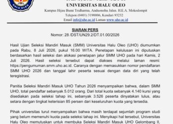 Kuota SMM UHO Tahap I Tersisa 15 Persen, 19 Prodi Ini Kembali Buka di Gelombang II