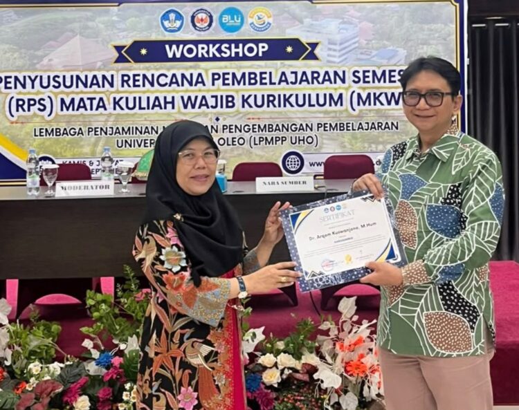 66 Dosen UHO Ikuti Pelatihan Penyusunan dan Standarisasi Rencana Pembelajaran Semester