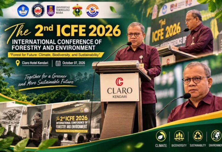 UHO Gelar The 2nd ICFE 2026, Dorong Inovasi Riset dan Kolaborasi Global untuk Kelestarian Hutan