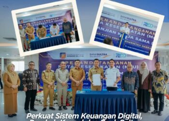 Perkuat Sistem Keuangan Digital, Pemkab Konsel dan Bank Sultra Sepakati Implementasi KKPD